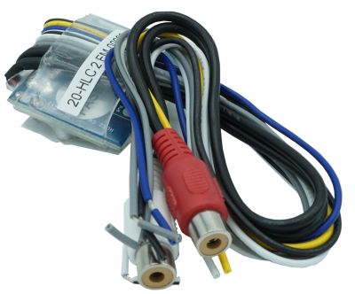 Convertor Hi-Low Audio System HLC2 EM, 2 canale, functie PRS (simulator rezistenta difuzor), iesire remote, 5V pre out