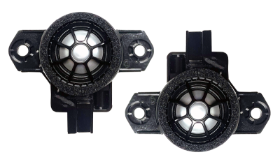 Set 2 Difuzoare tweeter Volvo S/V/XC 2016+, 40 W cu cupolă din titan de 25 mm, Tonuri excelente de înaltă frecvență, Phoenix Gold, ZDSV25T