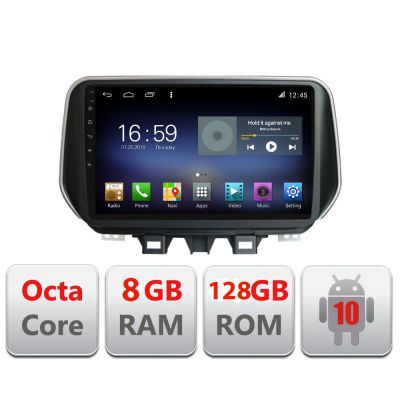 Navigatie Hyundai Tucson 2019- F-1135 Octa Core cu Android Radio Bluetooth Internet GPS WIFI DSP 8+128GB 4G