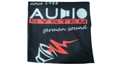 ﻿Tricou cu sigla AUDIO SYSTEM pe piept W-TSHIRT-L