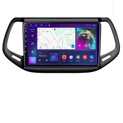 Navigatie Jeep Compass 2017 Manual C-732 Android Octa Core Ecran 2K QLED GPS 4G 4+32GB 360 KIT-732+EDT-E410-2K