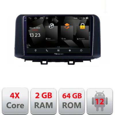 Navigatie Hyundai Kona 5230-1058 Android Ecran 720P Quad Core 2+64 carplay android auto