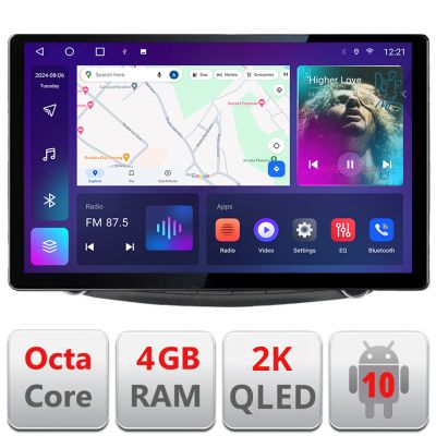 Navigatie dedicata  Lexus IS  2005-2011 N- IS Edonav ecran 13" 2K 4+32 Android Waze USB Navigatie 4G 360 Toslink Youtube Radio