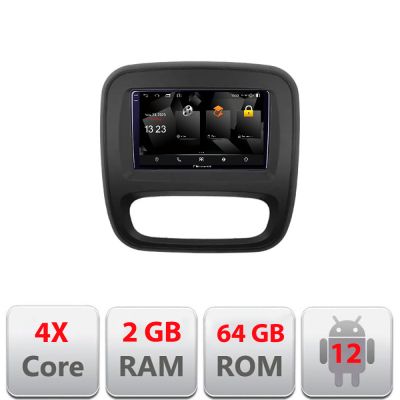 Navigatie Renault Trafic 2014-2017 5230-rt09 Android Ecran 720P Quad Core 2+64 carplay android auto