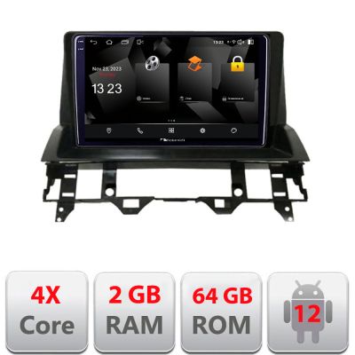 Navigatie Mazda 6 2004-2008 5230-MZD6 Android Ecran 720P Quad Core 2+64 carplay android auto