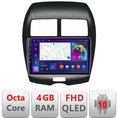 Navigatie Mistubishi ASX B-026 Android Ecran QLED octa core 4+64 carplay android auto KIT-026+EDT-E310V3
