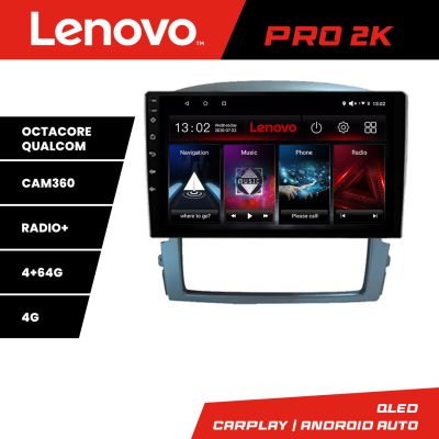 Navigatie Kia Sorento 2006-2009 Android radio gps internet 8 core QLED 2K 4+64 360 Lenovo