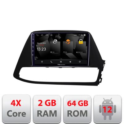 Navigatie Hyundai I30 2018-2021 Android Ecran 720P Quad Core 2+64 carplay android auto