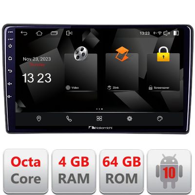 Navigatie VW Passat B5  Nakamichi NAM5510 Qled Octa Core 720p 4+64 DSP 360 camera carplay android auto