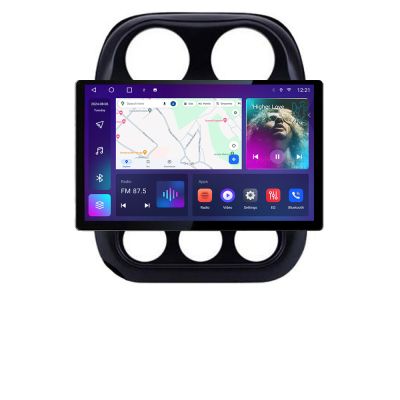 Navigatie dedicata Jeep Compass 2010-2016 N-2500 Edonav ecran 13" 2K 4+32 Android Waze USB Navigatie 4G 360 Toslink Youtube Ra