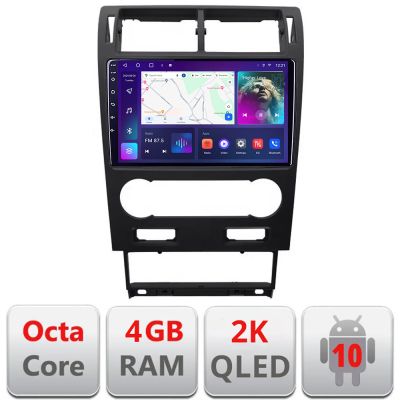 Navigatie Ford Mondeo 2004-2007 QLED 2K Octa core 4+32 DSP 360 Optic FHD internet gps radio carplay android auto kit-mondeo2004-v2+EDT-E409-2K