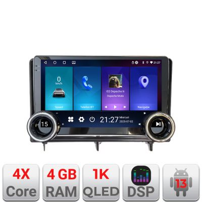 Navigatie Honda Civic 2022- Edotec Incell 1K 10.5 inch  4+64 carplay android auto radio internet kit-civic2022+EDT-E211-RK+kit-10-9