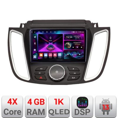 Navigatie Ford Kuga 2015-2020 SYNC2 si SYNC3  4+64 InCell Display 1K Android Waze USB Navigatie Internet Youtube Radio Kit-kuga+EDT-E