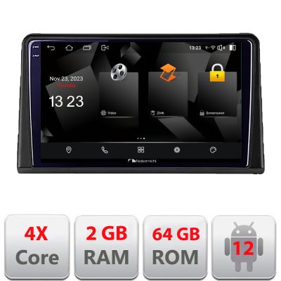 Navigatie Renault Express  Android Ecran 720P Quad Core 2+64 carplay android auto