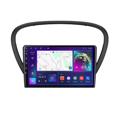 Navigatie Peugeot 607 Android ecran Qled 2K Octa core 4+32 Kit-607+EDT-E409-2K