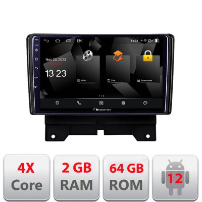 Navigatie Range Rover Sport 2010-2013 Nakamichi Android Ecran 720P Quad Core 2+64 carplay android auto NAM5230
