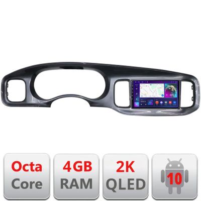 Navigatie Dodge Charger 2011-2014  QLED 2K Octa core 4+32 DSP 360 Optic FHD internet gps radio carplay android auto kit-charger+EDT-E409-2K