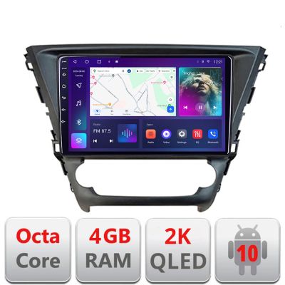 Navigatie Toyota Avensis 2015-2019 Android Octa Core Ecran 2K QLED GPS 4G 4+32GB 360 KIT-avensis-15+EDT-E410-2K