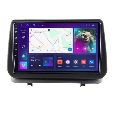 Navigatie Renault Clio 3 2005-2013 Android Octa Core Ecran 2K QLED GPS 4G 4+32GB 360 kit-clio3+EDT-E409-2K
