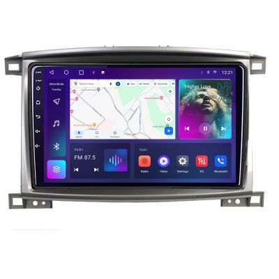 Navigatie Toyota Land Cruiser L100 2002-2008 C-l100 Android Octa Core Ecran 2K QLED GPS 4G 4+32GB 360 KIT-l100+EDT-E409-2K