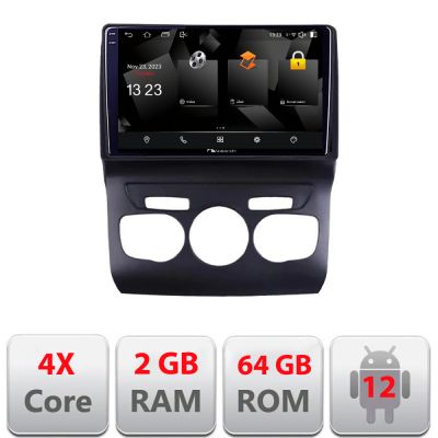 Navigatie Citroen C4 2011-2016 Quad Core 5230-241 Android Ecran 720P Quad Core 2+64 carplay android auto