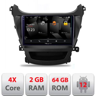 Navigatie Hyundai Elantra 2013-2015 5230-359 Android Ecran 720P Quad Core 2+64 carplay android auto