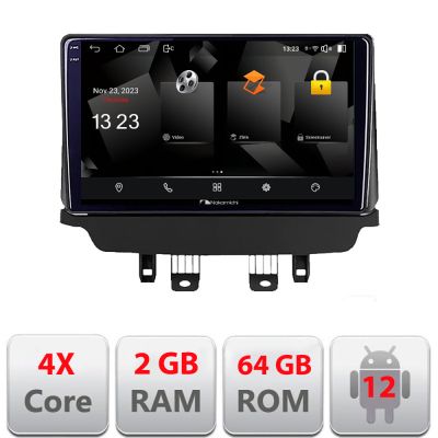 Navigatie Mazda CX-3 Mazda 2 2014-2020  Android Ecran 720P Quad Core 2+64 carplay android auto