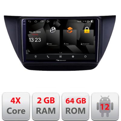 Navigatie Mitubishi Lancer 2001-2007 5230-LANCER07 Android Ecran 720P Quad Core 2+64 carplay android auto