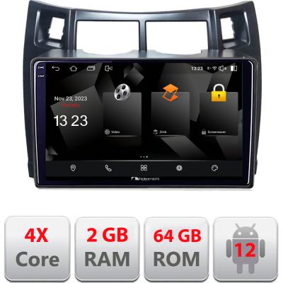 Navigatie Toyota Yaris 2008-2011 5230-YARIS08 Android Ecran 720P Quad Core 2+64 carplay android auto