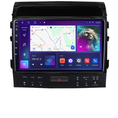 Navigatie Toyota Landcruiser 200 V8 2007-2015 cu navi si 360 Android ecran Qled 2K Octa core 4+32 KIT-381-360+EDT-E409-2K