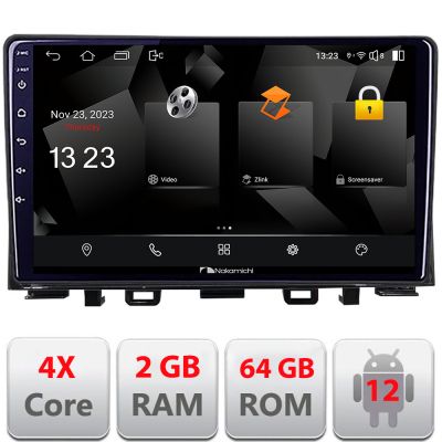 Navigatie Kia Rio 2019- Android Ecran 720P Quad Core 2+64 carplay android auto