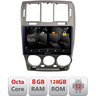 Navigatie Hyundai Getz 2002-2010 Android radio gps internet octa core 8+128 carplay android auto