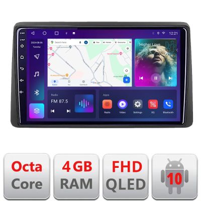 Navigatie Dacia Duster dupa 2019 B-199 Android Ecran QLED octa core 4+64 carplay android auto KIT-199+EDT-E310V3 v1