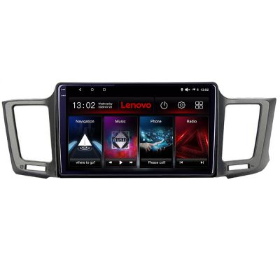 Navigatie Toyota RAV4 Lenovo Kit-247 8 core QLED 2K 8+256 360 Android Waze USB Navigatie Internet Youtube Radio
