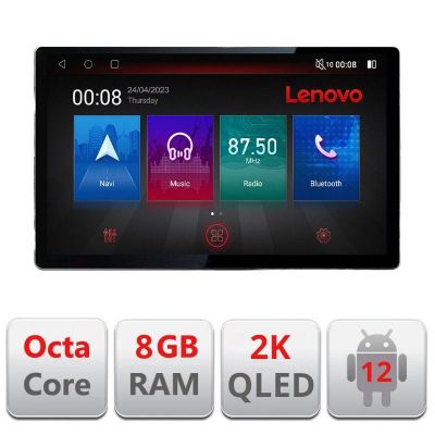 Navigatie VW Touareg 2011-2018 Lenovo Qualcomm ULTRA 8+128 2K 13 inch qled android 4G DSP gps internet  Kit-1142-type-a