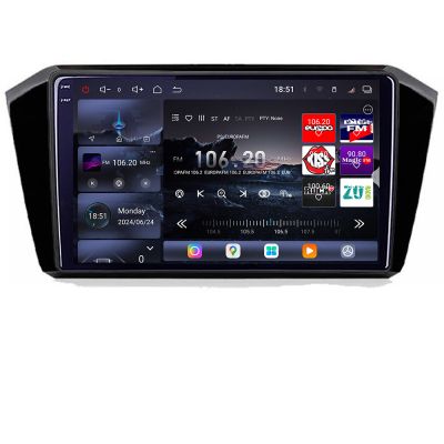 Navigatie VW Passat 2015- Edotec Kit-518 8 core QLED 2K 12+256GB 360 Android Waze USB Navigatie Internet Youtube Radio
