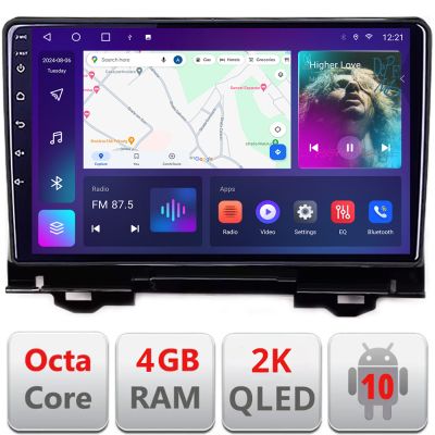 Navigatie Honda HR-V 2022- QLED 2K Octa core 4+32 DSP 360 Optic FHD internet gps radio carplay android auto kit-hr-v2022+EDT-E410-2K