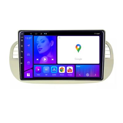 Navigatie Fiat 500 intre anii 2007 2015 EDOTEC-LITE Android Ecran 720P Octa Core 4 64 Carplay