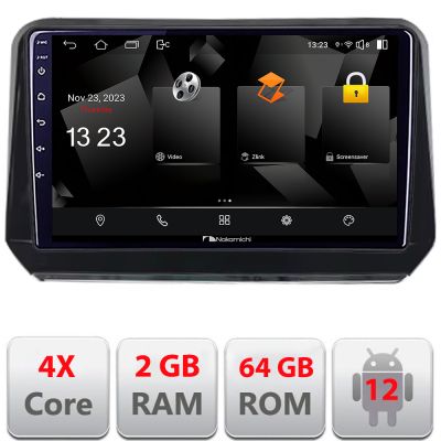 Navigatie Mitsubishi Outlander 2021- Nakamichi Android Ecran 720P Quad Core 2+64 carplay android auto NAM5230