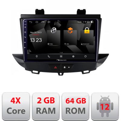 Navigatie Opel Grandland X Crossland X 2016-2020 Nakamichi Android Ecran 720P Quad Core 2+64 carplay android auto NAM5230