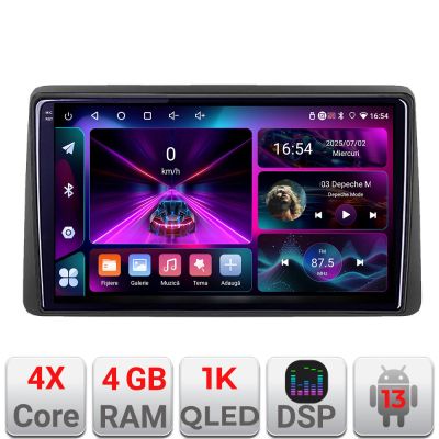 Navigatie Dodge RAM 2019- Android radio gps internet  4+64 InCell Display 1K kit-RAM2019+EDT-E209-RK