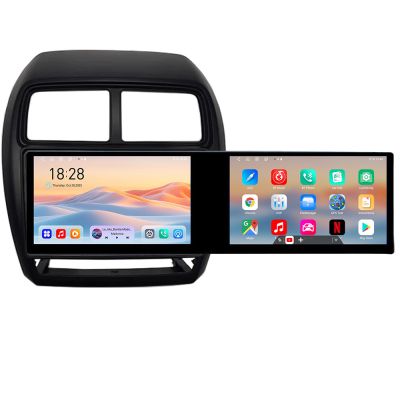 Navigatie Mitsubishi ASX 2017-2021 model facelift Edotec 2 ecrane  8 core 4+128 21.6 inch Incell android Wifi 5Ghz gps internet  Kit-026-facelift v1