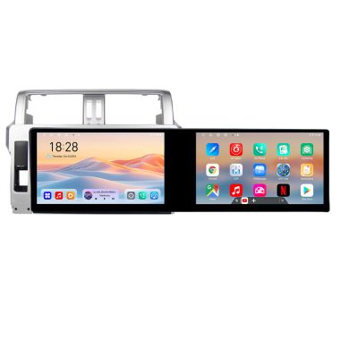 Navigatie Toyota Landcruiser J150 Prado 2014-2017 Kit-065 Edotec 2 ecrane  8 core 4+128 21.6 inch Incell android Wifi 5Ghz gps internet et GPS W