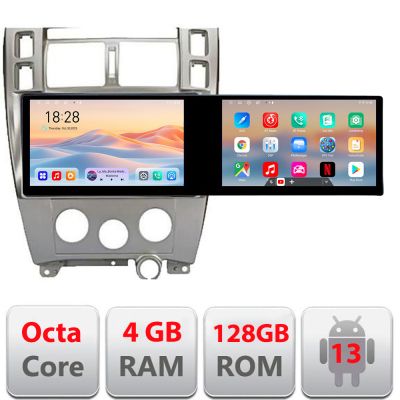 Navigatie Hyundai Tucson Manual Kit-1001 Edotec 2 ecrane  8 core 4+128 21.6 inch Incell android Wifi 5Ghz gps internet