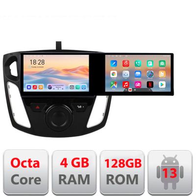 Navigatie Ford Focus 3 2011-2018 Edotec 8 core 4+128 10.5 inch Incell 1K android Wifi 5Ghz gps internet
