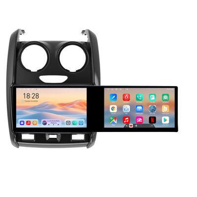 Navigatie Dacia Duster 2012-2019 Kit-157 Edotec 2 ecrane  8 core 4+128 21.6 inch Incell android Wifi 5Ghz gps internet