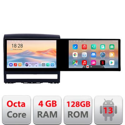 Navigatie Fiat Albea 2009-2014 Kit-Albea Edotec 2 ecrane  8 core 4+128 21.6 inch Incell android Wifi 5Ghz gps internet