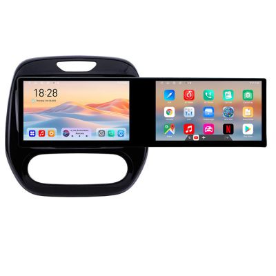 Navigatie Renault Captur Kit-CAPTUR Edotec 2 ecrane  8 core 4+128 21.6 inch Incell android Wifi 5Ghz gps internet