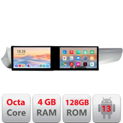 Navigatie Alfa Romeo Giulietta 2010-2014 Edotec 2 ecrane  8 core 4+128 21.6 inch Incell android Wifi 5Ghz gps internet  Kit-giulietta