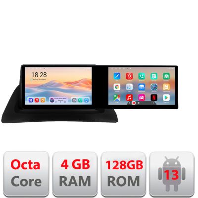 Navigatie Renault Kangoo Edotec 2 ecrane  8 core 4+128 21.6 inch Incell android Wifi 5Ghz gps internet